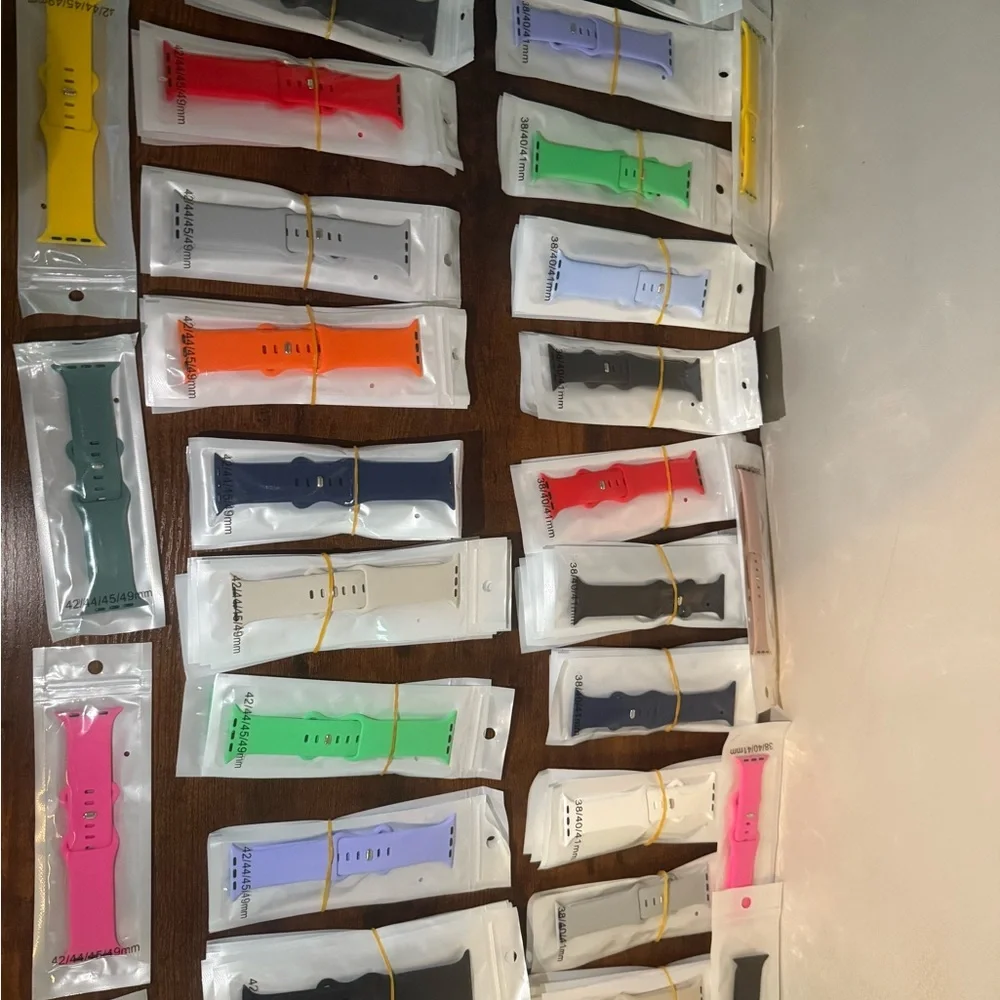 Vibrant Silicone Watch Bands for Smartwatches